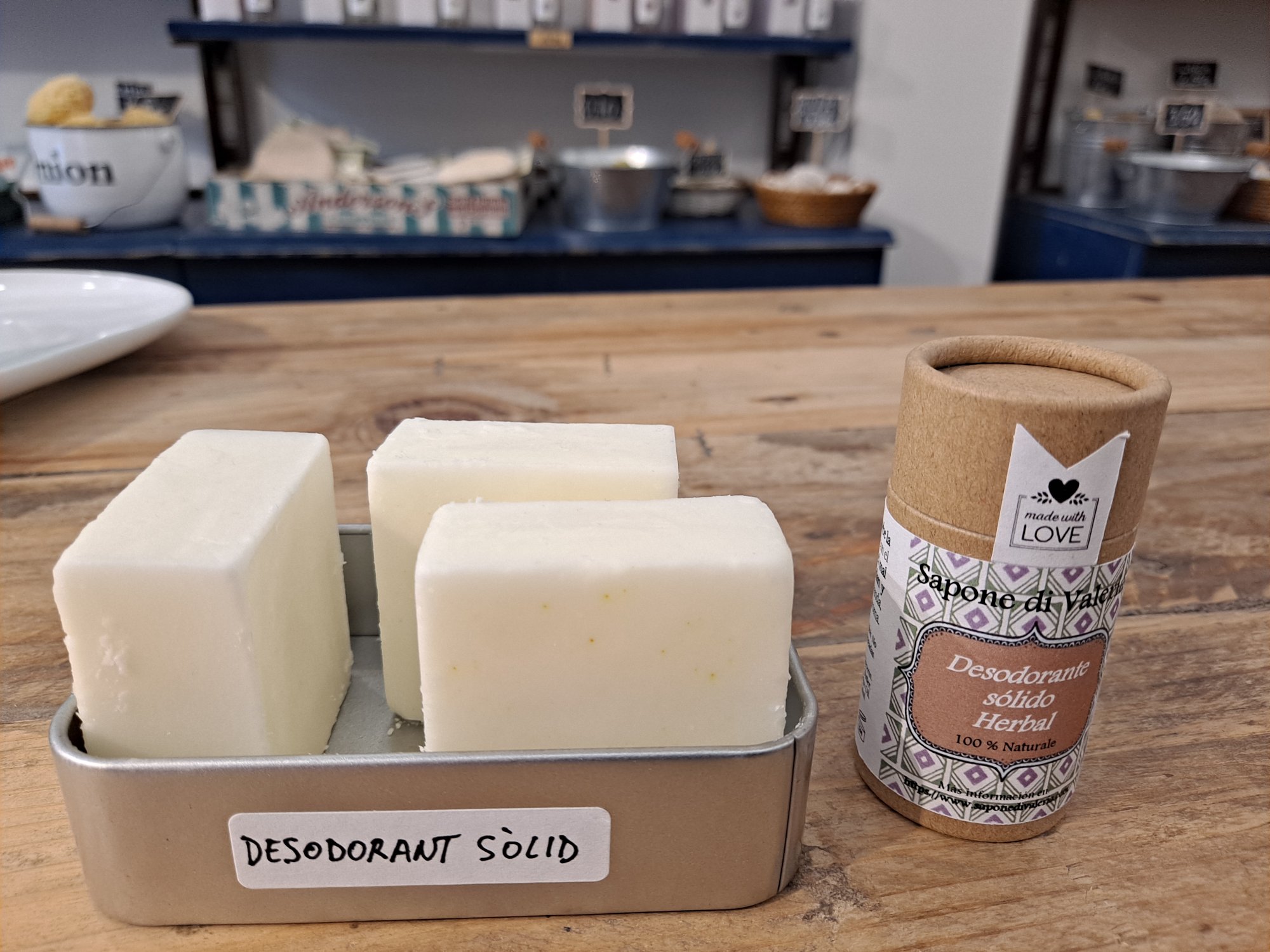 Desodorante sólido para cero residuos Desodorante sólido para cero residuos